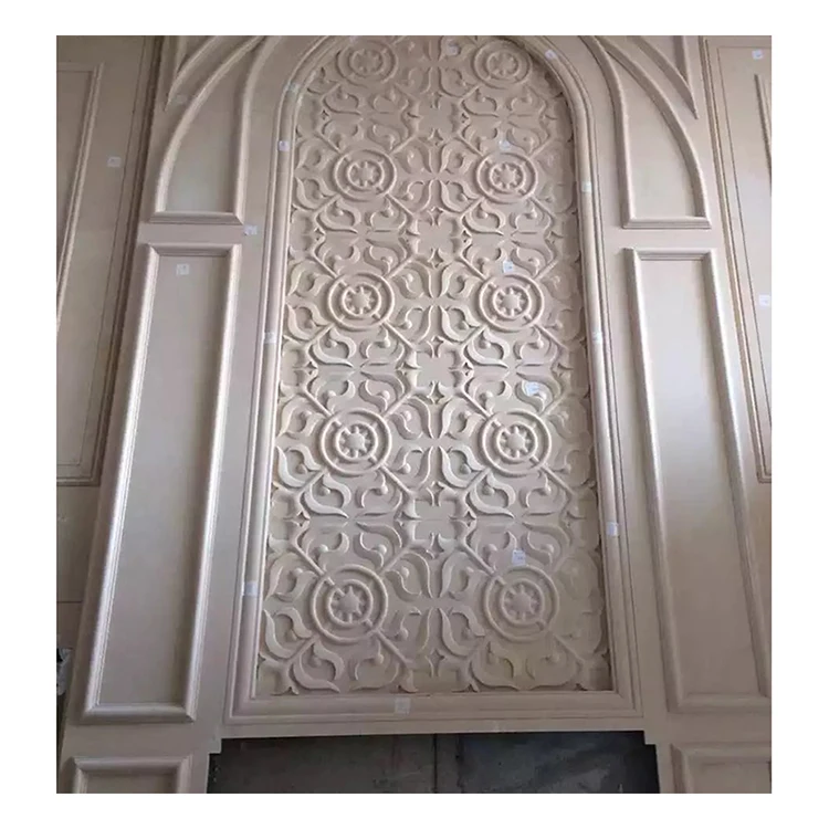 Wall Design Waterjet Marble Stone Carving Patterns for Decoration