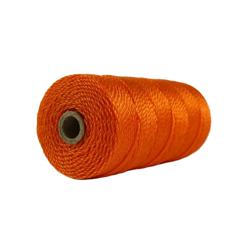 Высококачественный шпагат вощеный цветной пластиковый нейлоновый шнур 210d/36