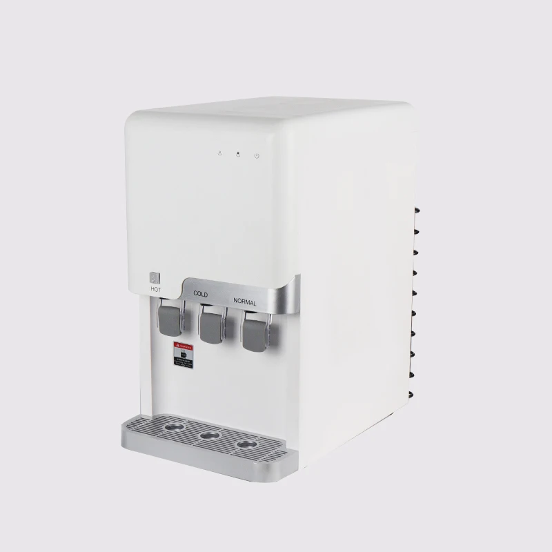 Home office kitchen  desktop water cooler hot cold and normal children safety lock RO water purifier dispenser