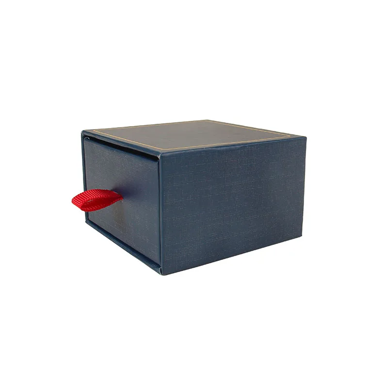 F.S.D Luxurious High Quality Custom Printing Drawer Jewelry Packaging Box Custom Logo Paper Jewelry Box On Top And Bottom