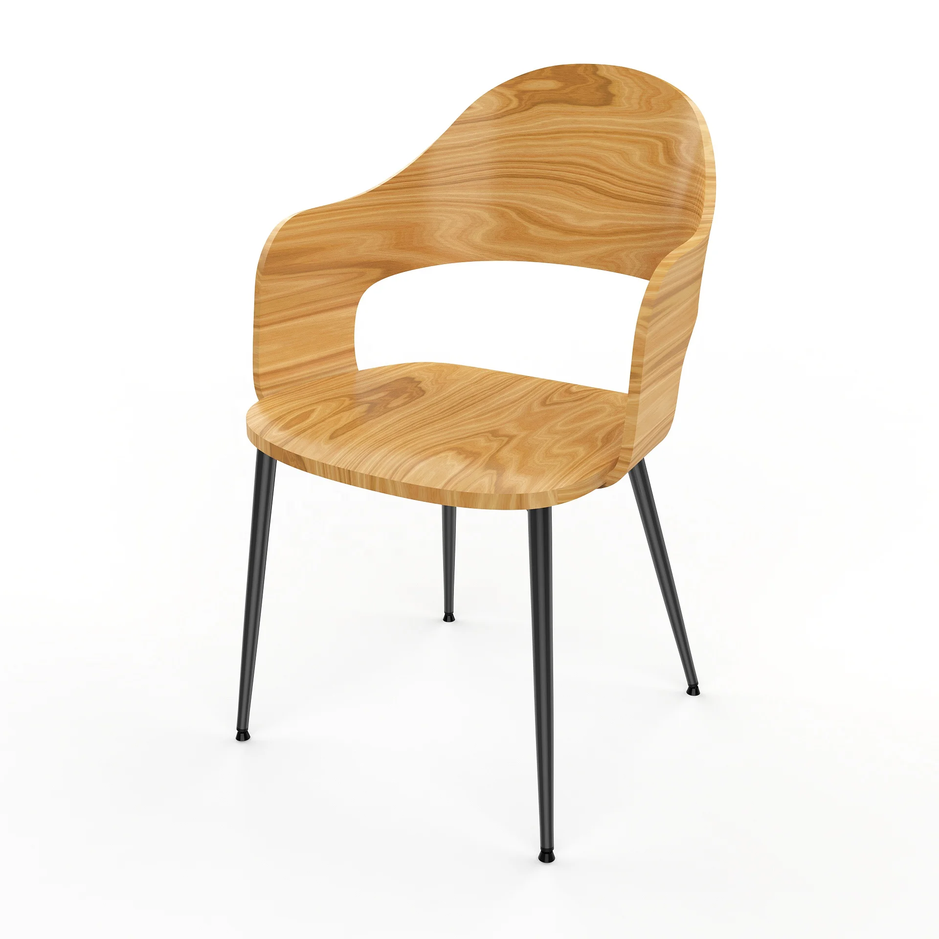 Factory Price Dining Table Metal Chair Base Furniture Chair Frame Wood Color Black Metal Legs Coffee Table Chair Legs