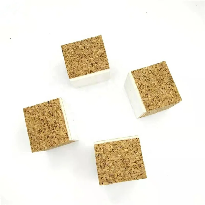 18*18*4+1MM Spacers of Adhesive Cork Pads with foam For Glass Shipping Protecting on Sheets Self Sticky Glass Separation Foa