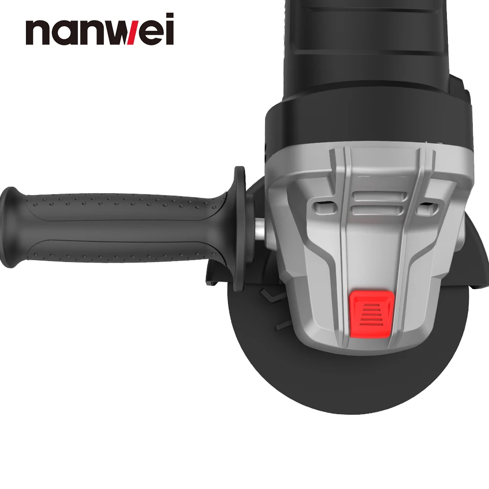 NANWEI 125 мм Угловая шлифовальная машина 5000-9000 rpm с бесщеточным двигателем 21