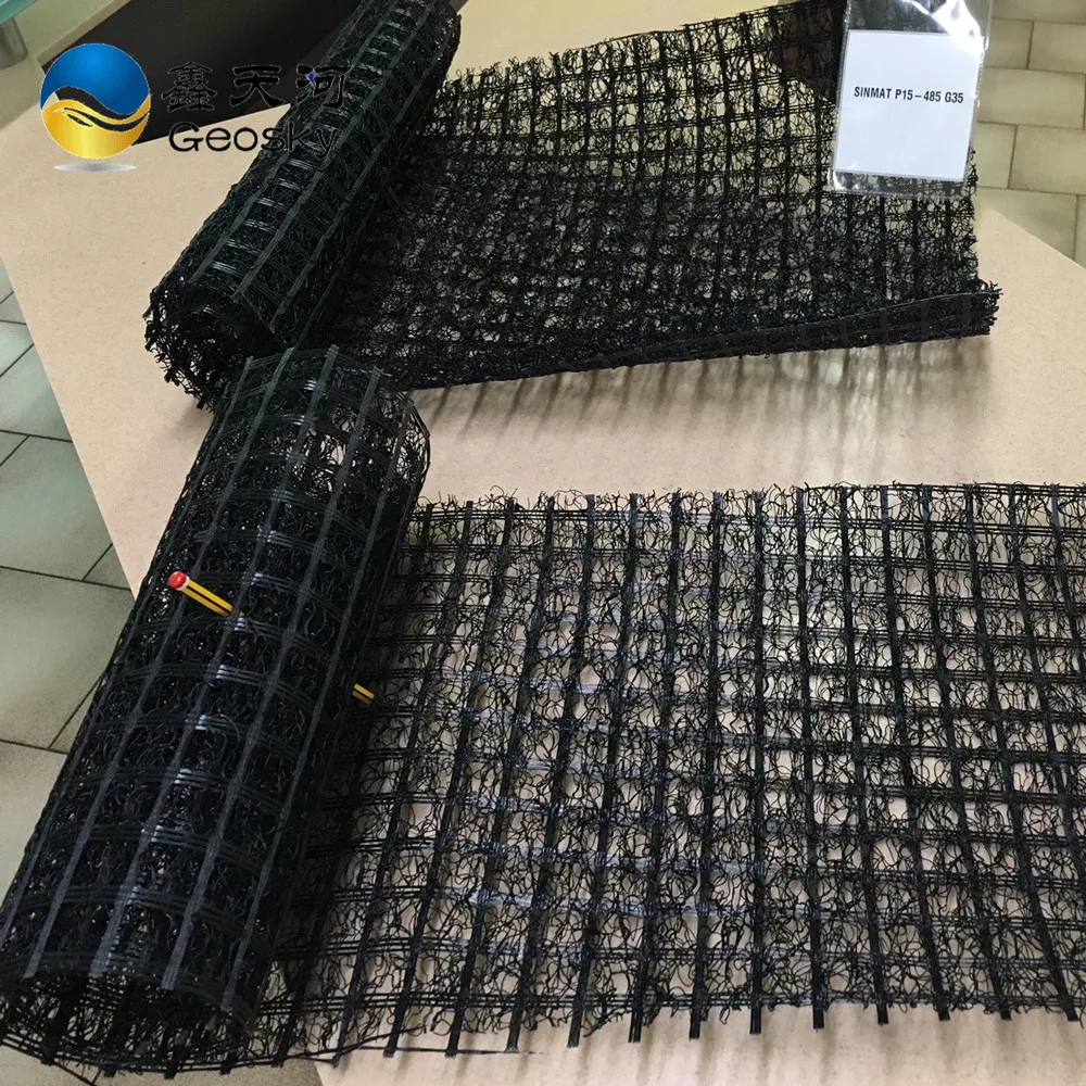 3D Geomat Black Erosion Control Mat PP PE Earthwork Product