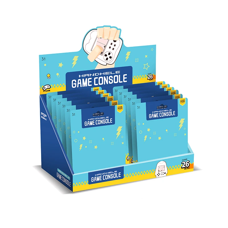 Classic Handheld Game Toys Styles Cartoon Modeling Hanging Decoration Mini Puzzle Game Console Toys