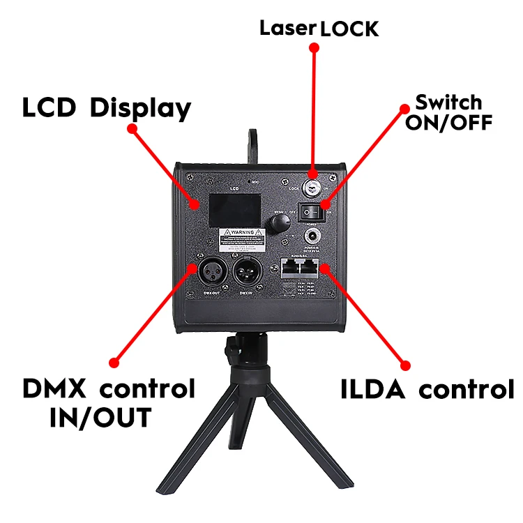 Factory Price Mobile Phone Control Full Color Animation DMX ILDA Party Dj Disco 1W 2W 3W 4W 5W Laser Lights for Wedding