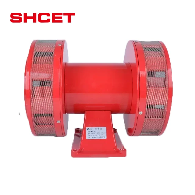 Custom made siren untuk motor promelectrica motor sirene ms 690 industry motor siren ac 220v dc24v red 126db from SHCET