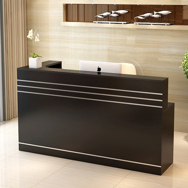 Modern Cash Table Register Retail Wooden Counter Cashier Desk Store Boutique White Checkout Counters Reception Desks For Sale