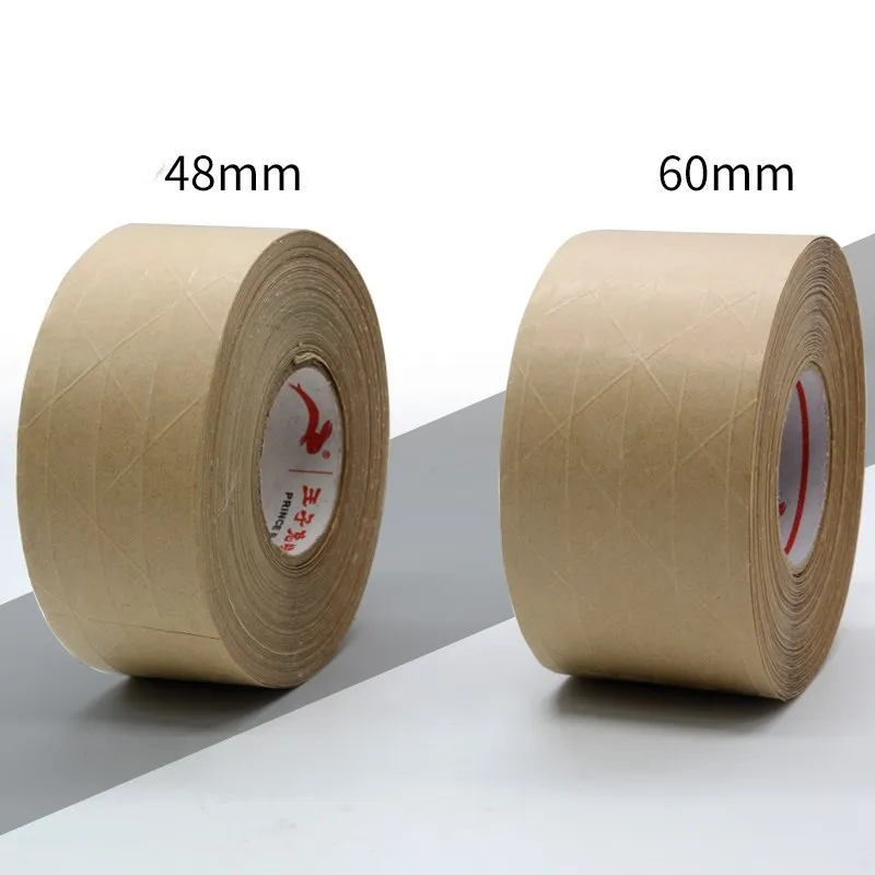 Writable Water Activated Fiberglass  Reinforced Kraft Paper Gummed Tape