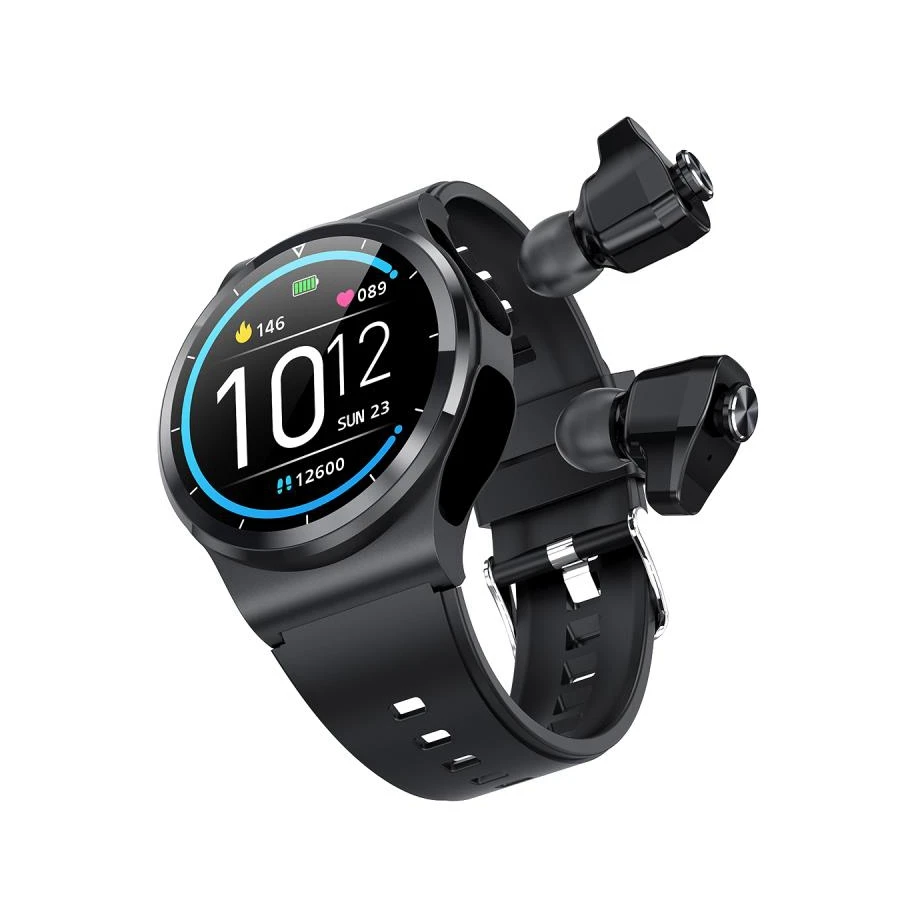 Hot sale sports remote control camera with earplugs wireless two-in-one sports smart watch