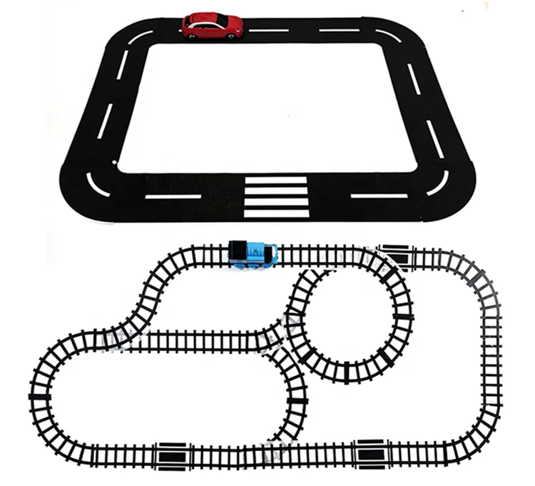 Hybsk Free sample Washi Tape DIY Trains Railways Road Tape for Toy Cars