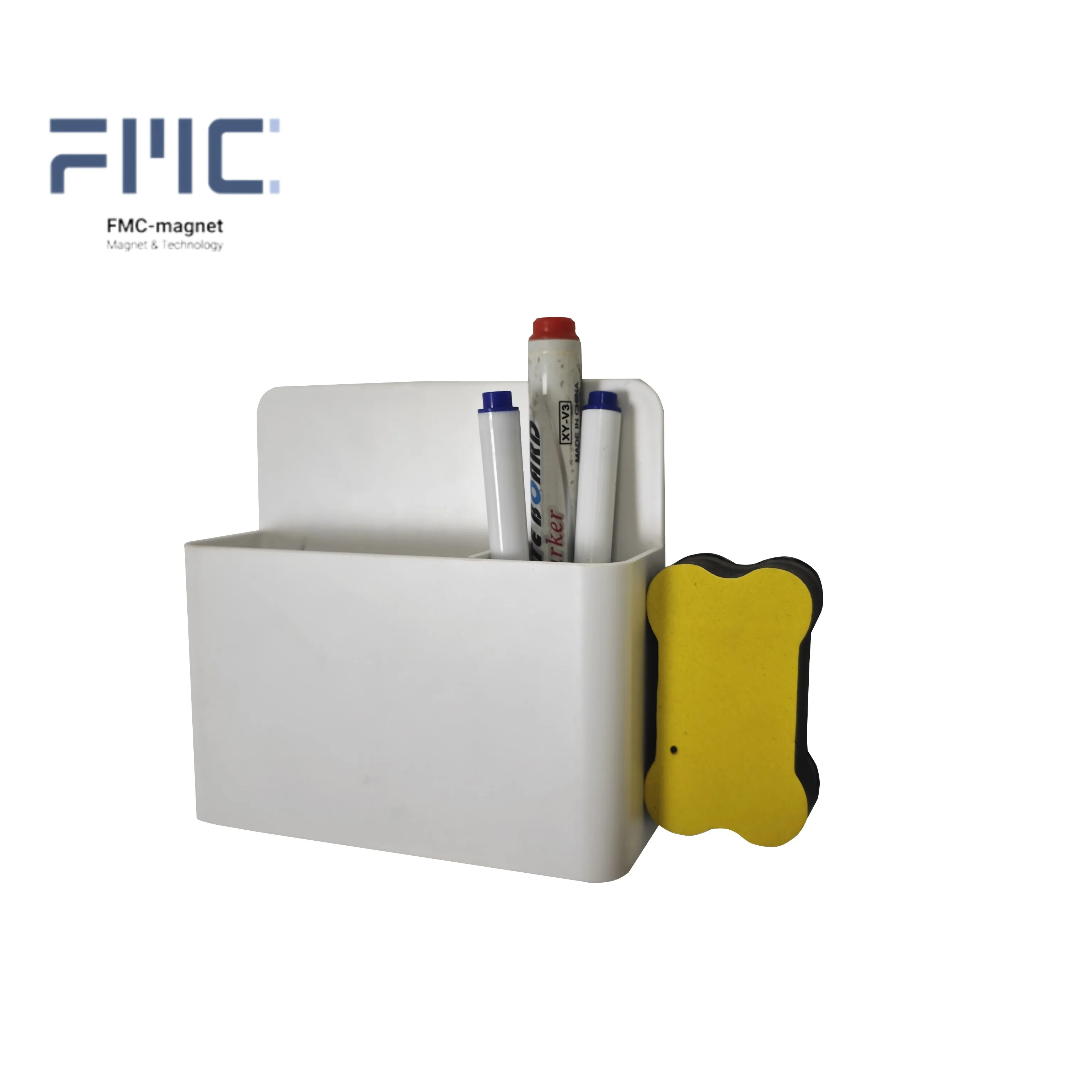 Wholesale magnetic whiteboard pen holder storage box Blackboard magnetic multifunctional water-soluble chalk storage box