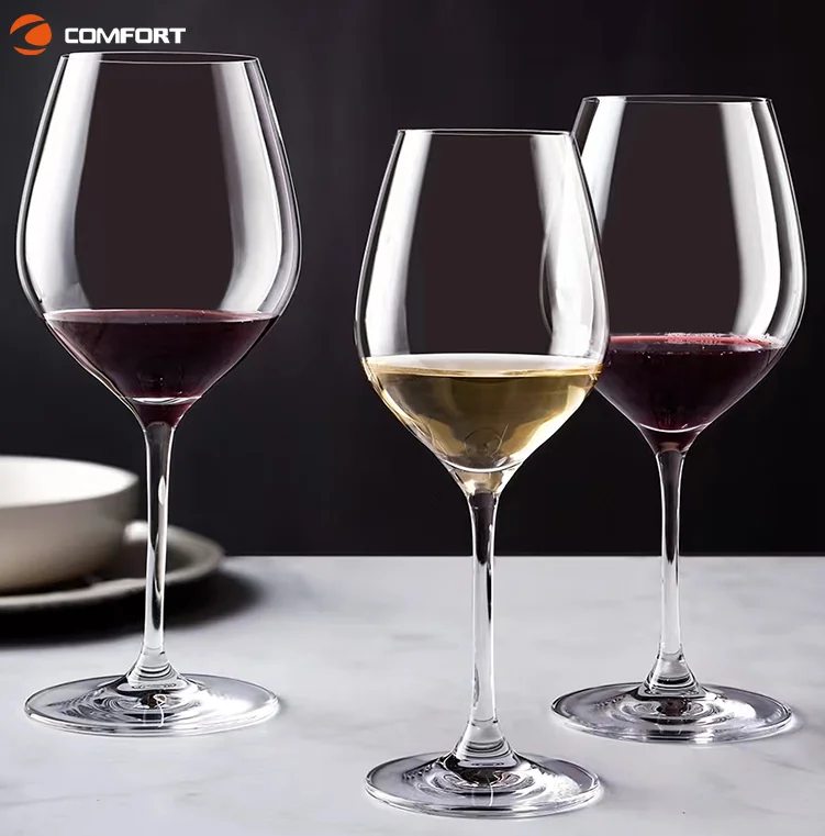 Праздничная небьющаяся многоразовая чашка для виски стакан вина с красным стемпом бокал шампанского