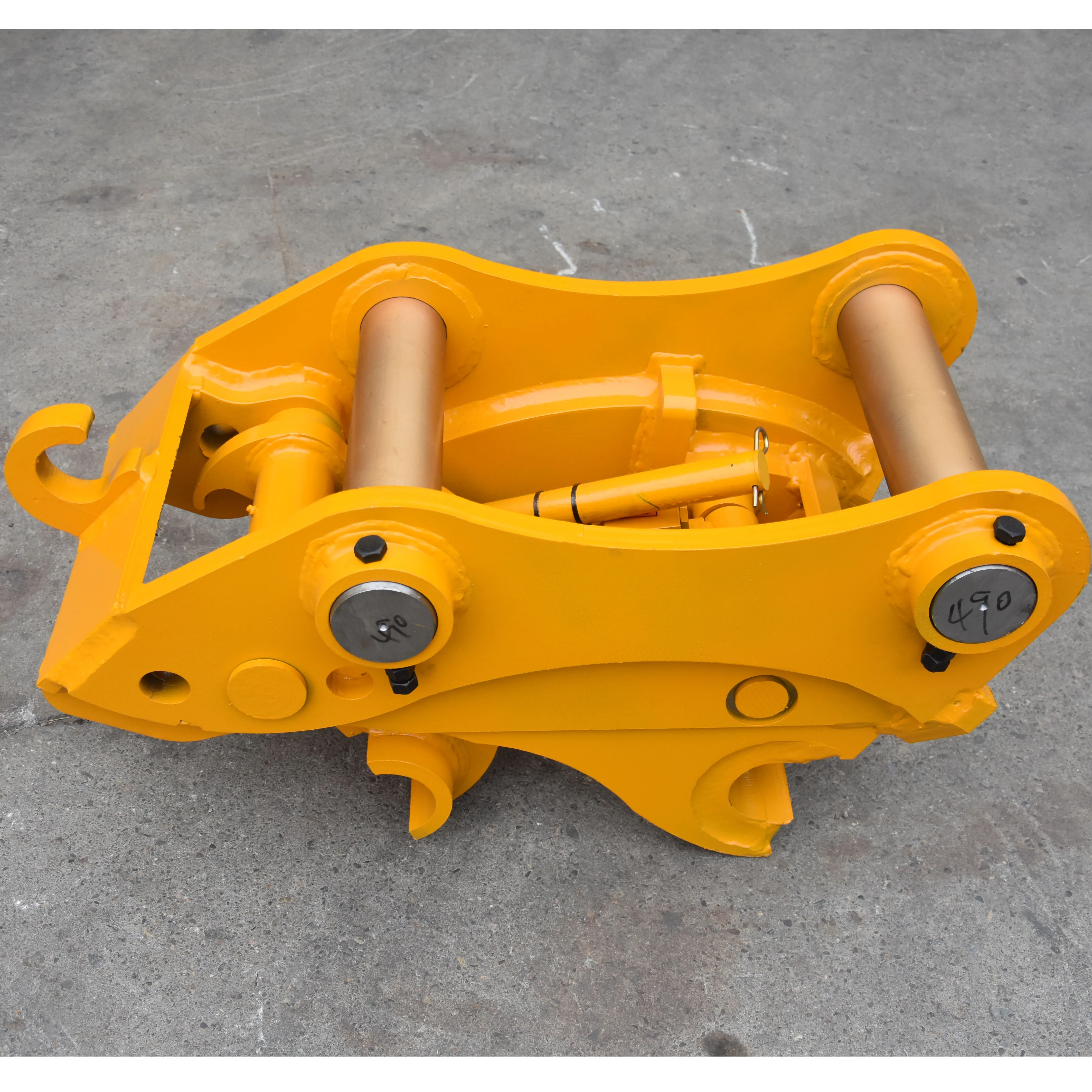Hydraulic double locking quick hitch coupler tilting rotator hitch for excavators