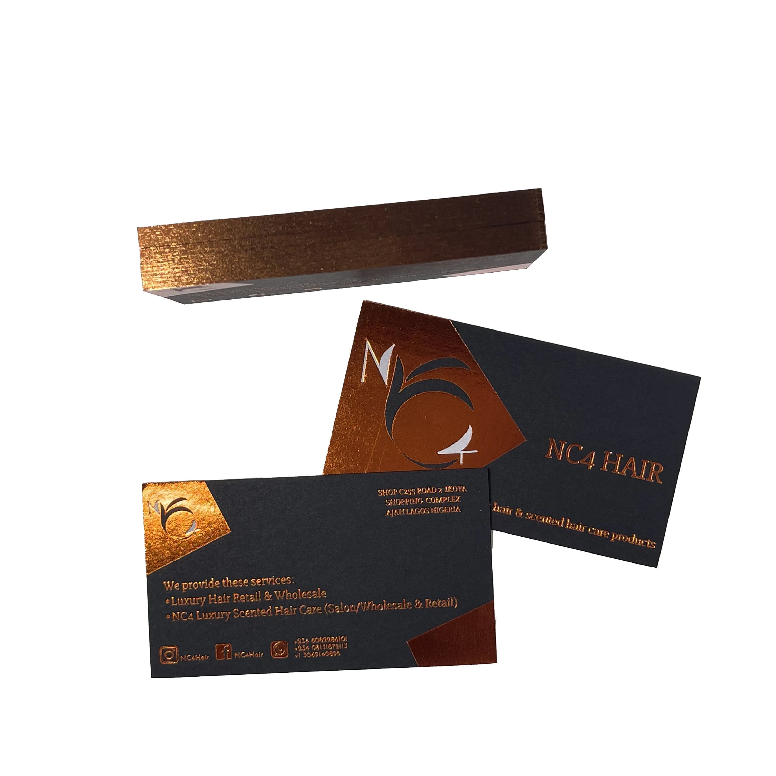 Custom 400g/500g black soft suede card high quality business card