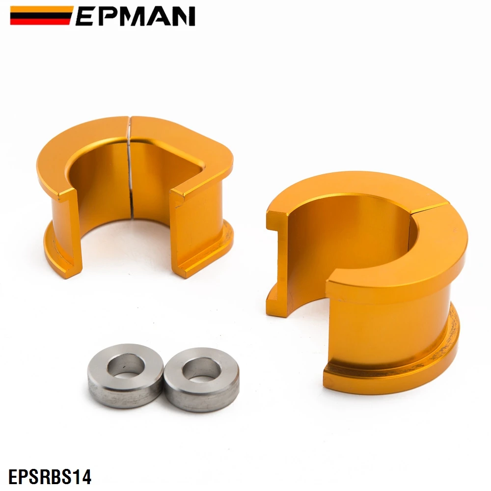 EPMAN Aluminium Steering Rack Bushes Drivers for Nissan Silvia S14/S15 200SX Japan Car EPSRBS14