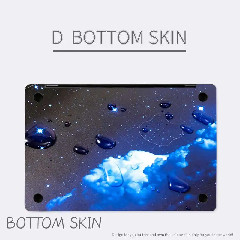 inspirational para laptop botton cartoon stickers skin keyboard back anime sticker for lg/samsung laptop glow in the dark