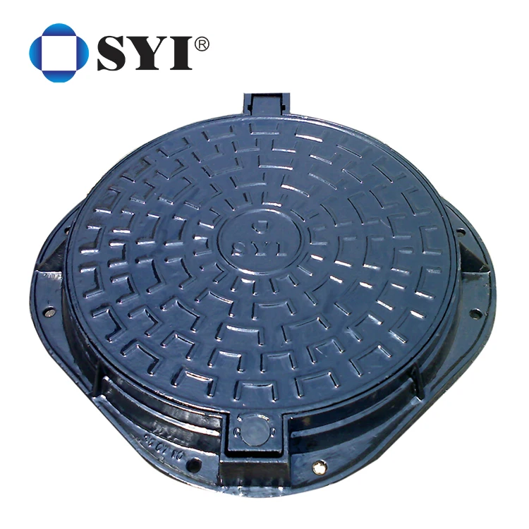 Customized Nodular Cast Iron Double Sealed Rain Water Communication Circular Square Manhole Cover