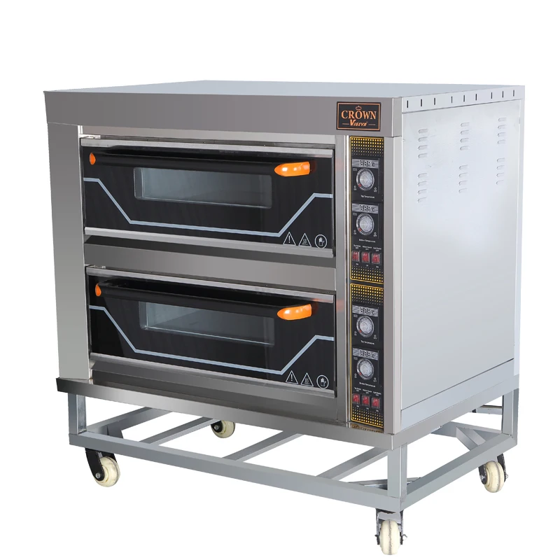 
Two Layers 4 Trays CE Approved Electric Bread Bakery Oven Horno 