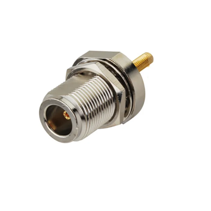 N Jack Female Bulkhead Straight RF Connector for Fiber-glass Antenna