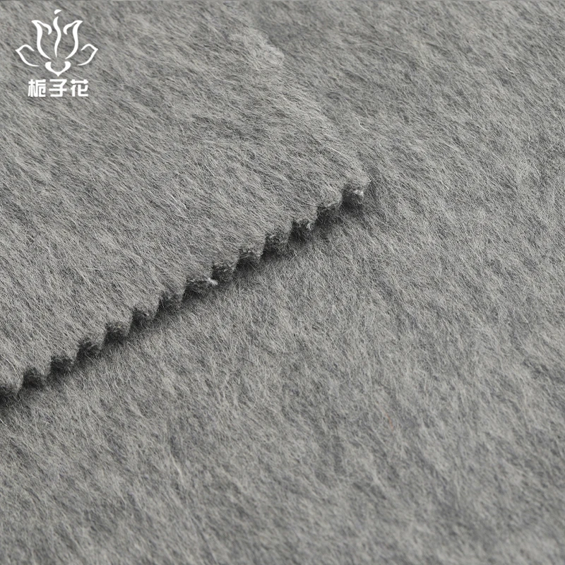 Good quality 10%alpaca 90%wool 850-880g/m double sided alpaca wool fabric for coat