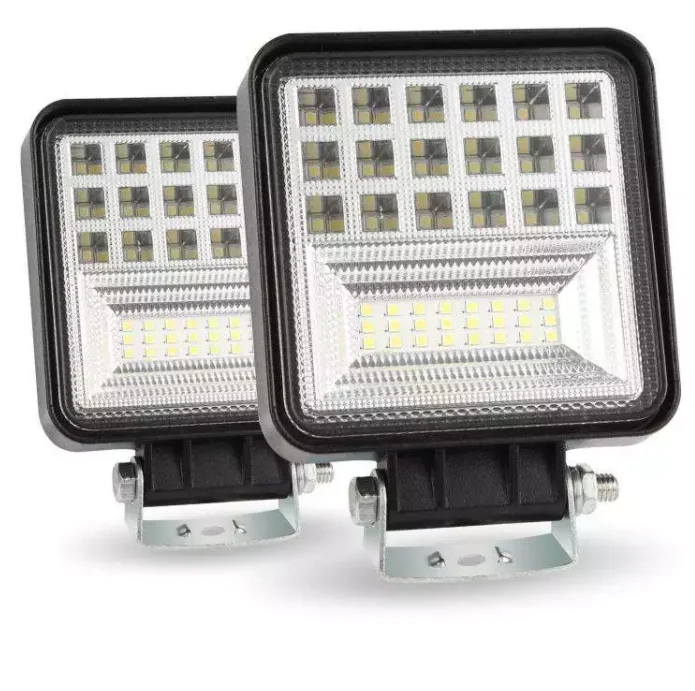 Tacpro 4 дюйма 126 Вт светодиодный свет работы 10 30V 4WD 12v для внедорожников принт грузовика автобуса лодка противотуманных фар автомобиля света в