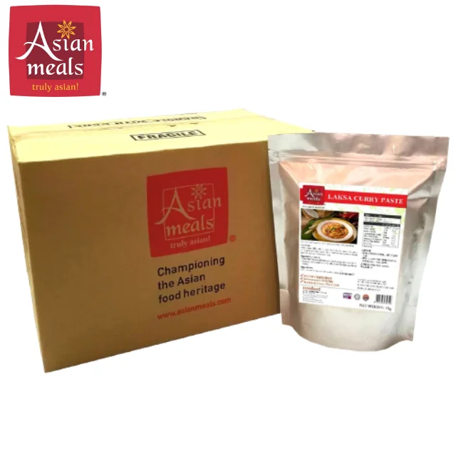 Factory Bulk Malaysia Halal Laksa Noodles Mee Curry Soup Paste Self Cooking With Traditional Spicy Sauce For Every Dishes