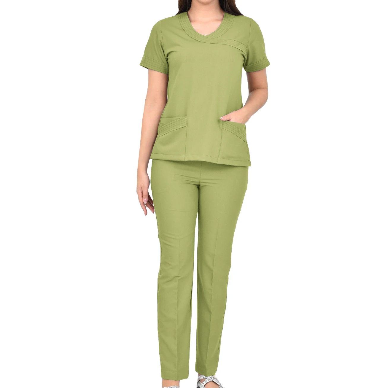 Stylish hospital uniform,scrubs uniforms,nurse uniform Anti-wrinkle Hospital Uniforms