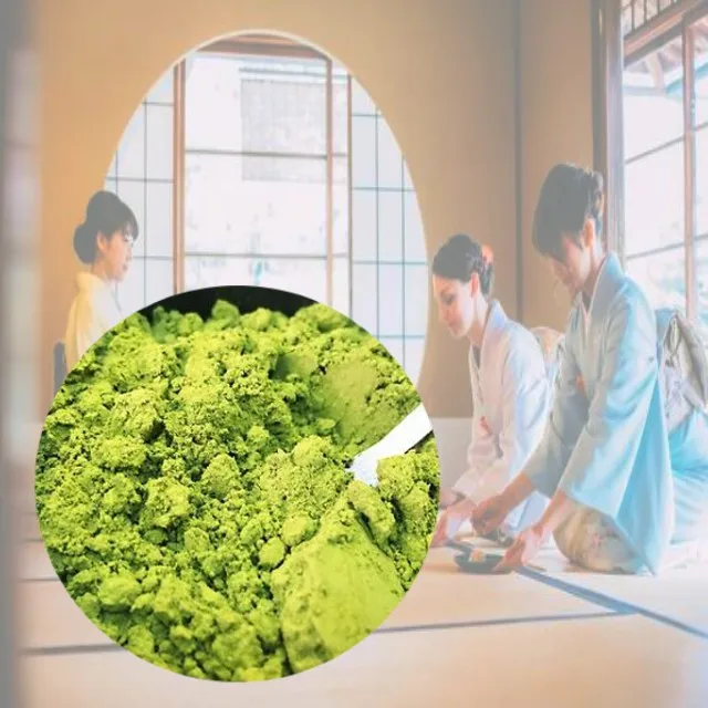 Japanese rich umami taste green tea matcha powder for cakes and chocolate