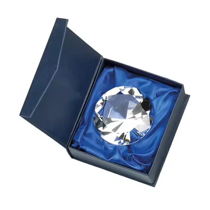 Gifts Sets Optical Clear K9 Crystal Glass Diamond Paperweight/Wholesale transparent Crystal Diamond for Wedding Return Gifts
