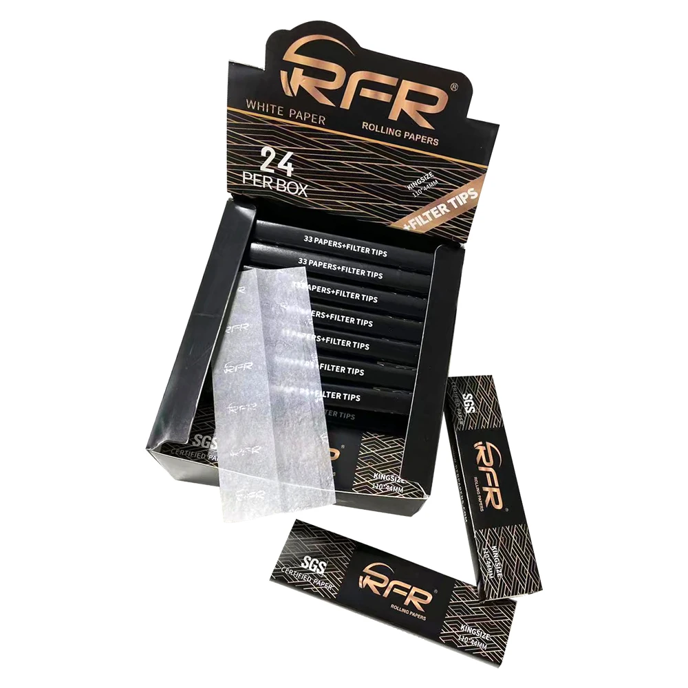 RFR Filter Tips King Size Premium Slim Rolling Papers Smoking Flavoured Rolling Paper