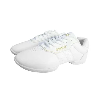 Wholesale white cheerleading shoes for factory price direct sales, competition cheerleading shoes for young women