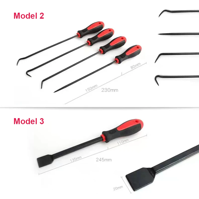 9PCS Hook and Pick Set O-Ring Seal Remover Craft Hobby Tool Oil Seal Removal Hooks