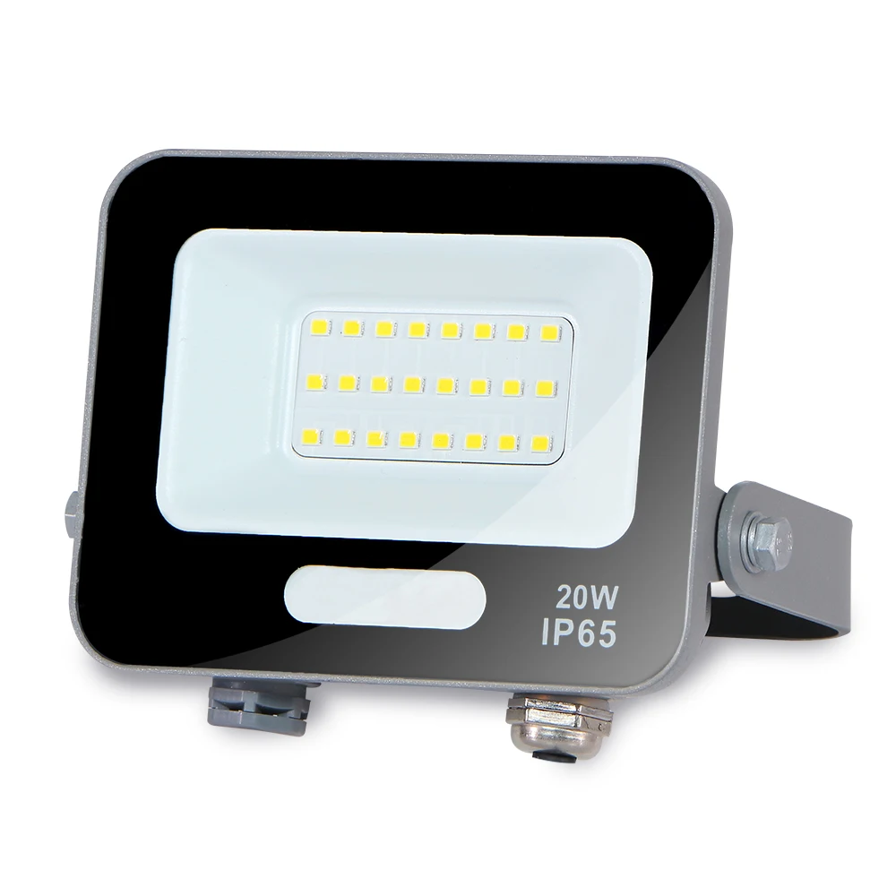KCD Die Cast Aluminium Housing IP65 Pir Motion Sensor 20w 30w 50w 100w 200w 220 Volt High Quality Wholesale 2024 LED Flood Light