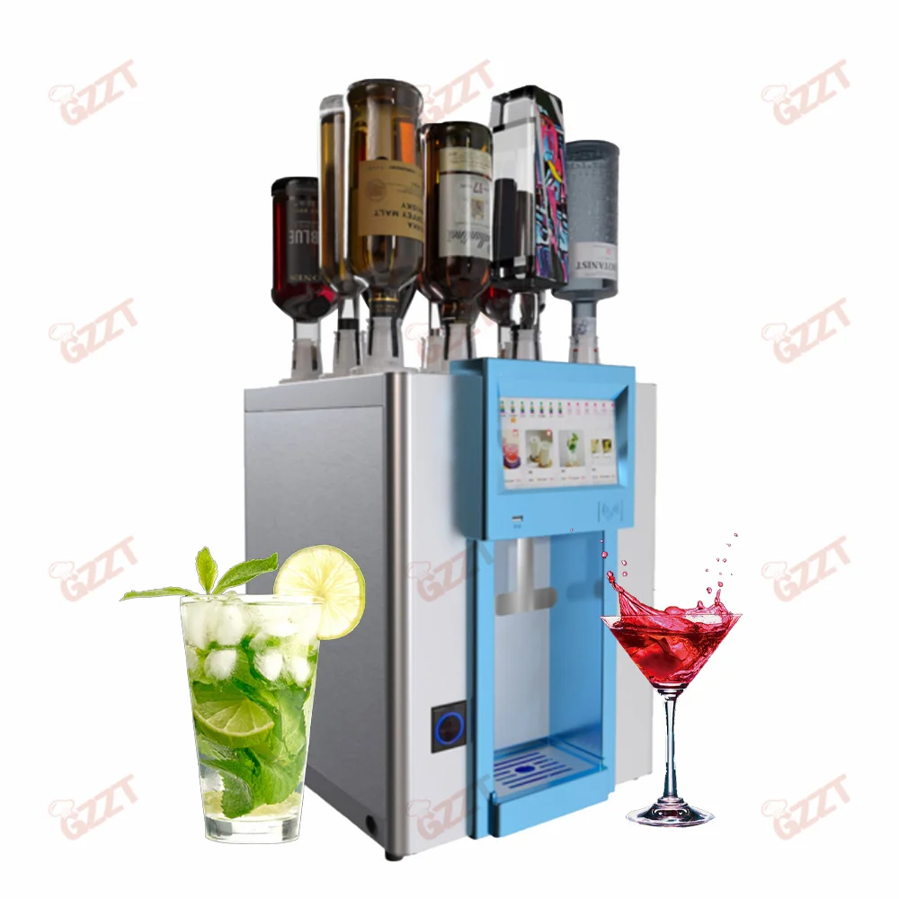 Hotel Bar Equipment Programmable 13 Bottle Seats Automatic Cocktail Dispenser Machine More than 100 kinds of cocktail recipes