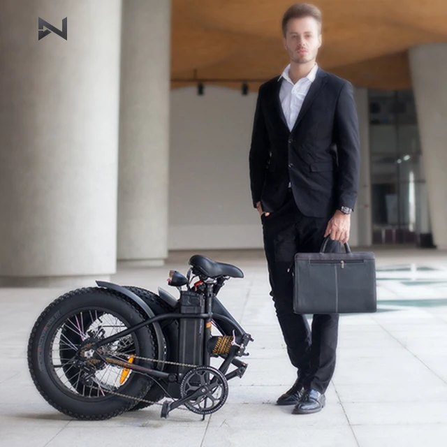 Hot Sale OEM 20 Inch Cheap Electric Bikes Full Suspension Electric Fat Tire Bike Electric Folding Bike CE Snow Ebike