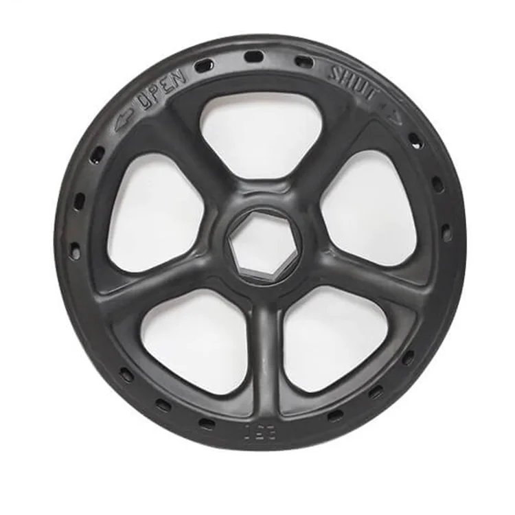 Densen customized Wheels Factory Stamping Welding Painting handwheel Mild carbon steel handwheel Valve Metal Part