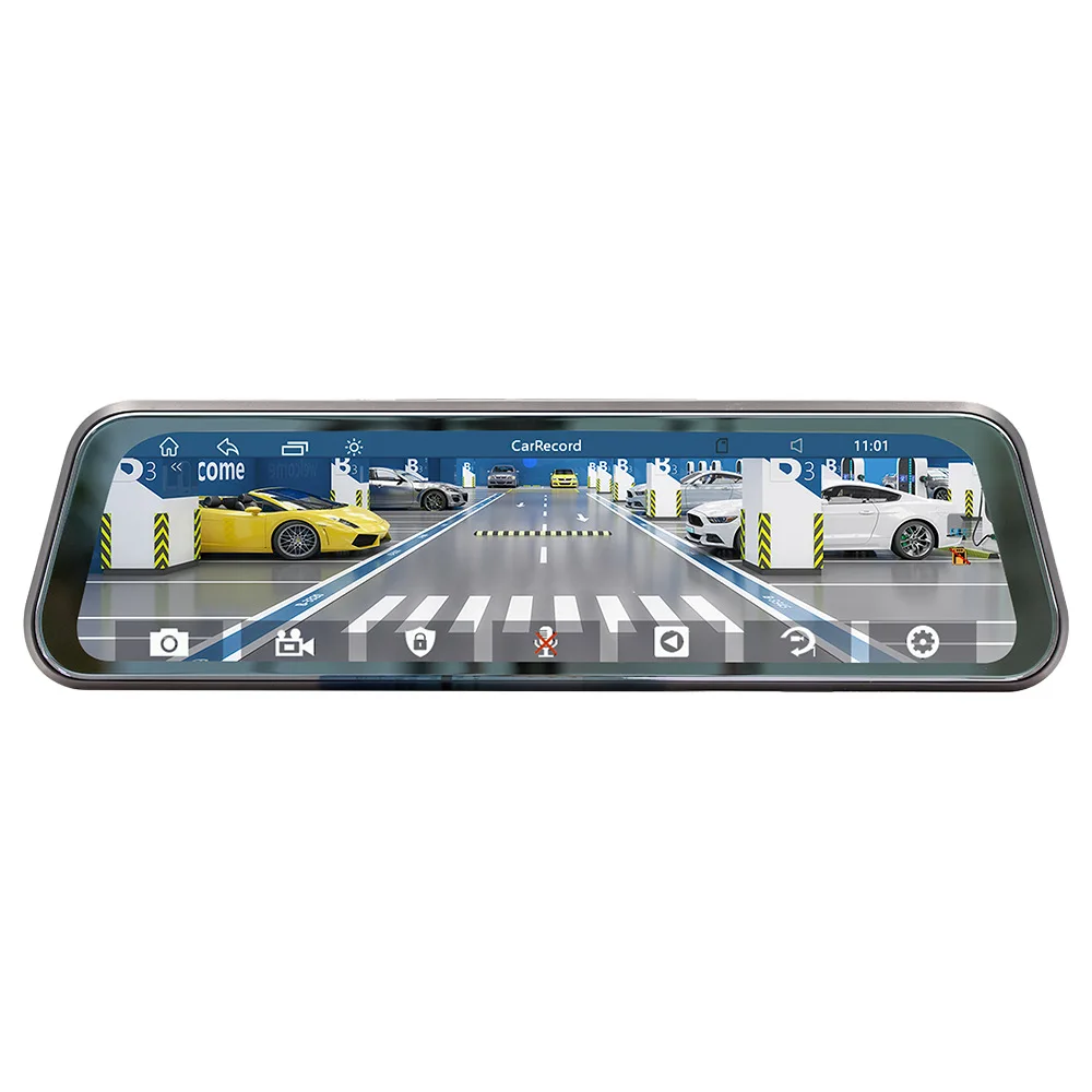 9.36 INCH Rear view appearance carplay screen touch lcd navigation car screen portable mp5 carplay with 720P DVR