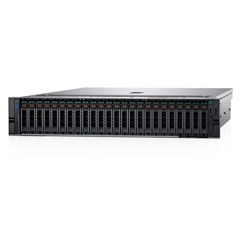 Server DELL Poweredge R7525 Nas PC Computer Data Center Server AMD EPYC 24 Bay 2U Rack GPU Server