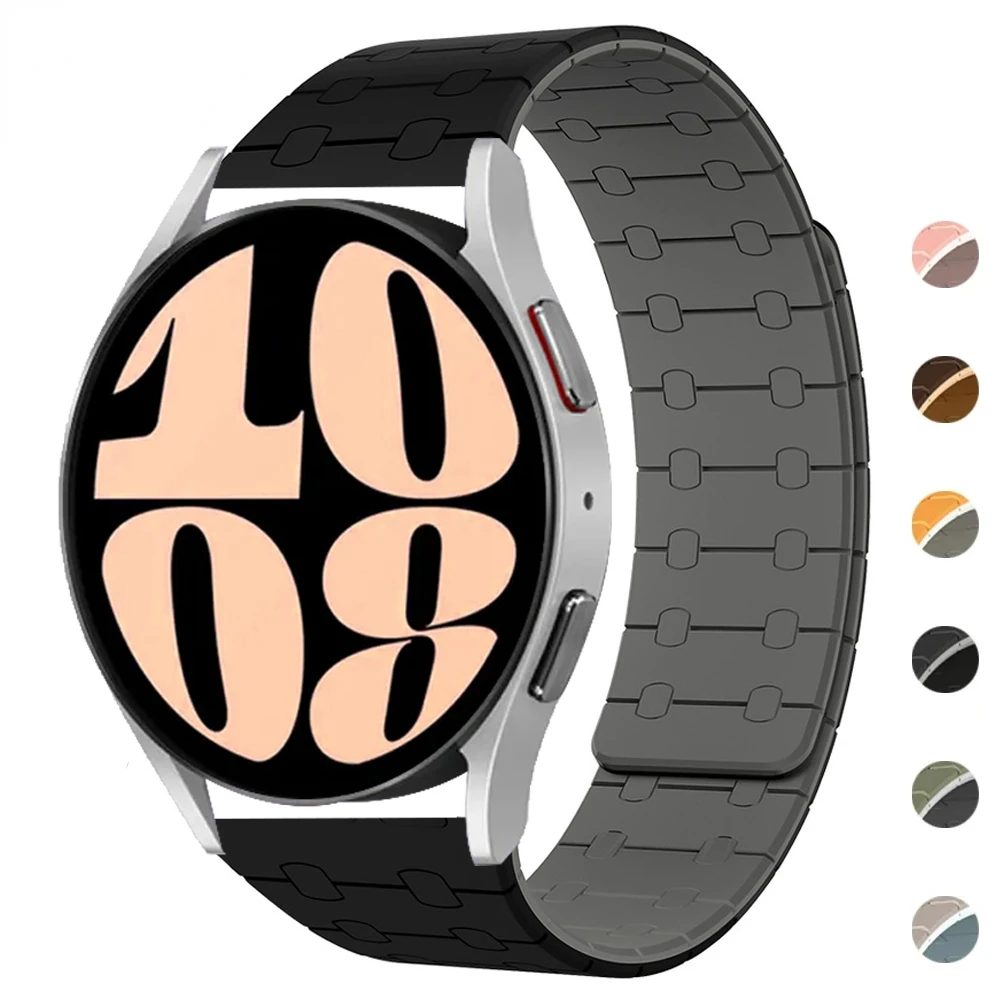 Силиконовый ремешок 22 мм для Huawei Watch 4Pro GT4 3Pro Samsung Galaxy 3 46 Gear S3 Active 2 SmartWatch магнитный браслет