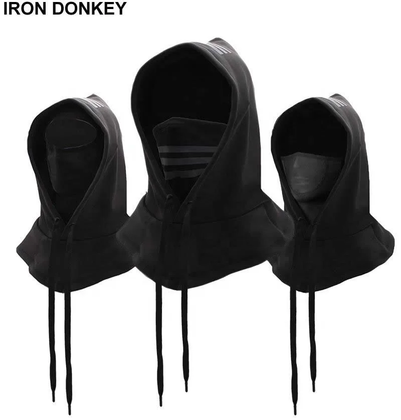 IRONDONKEY Winter Warm Full Face Balaclava Windproof Bicycle Riding Universal Winter Muffler Ski Mask Face Protection Mask Hood