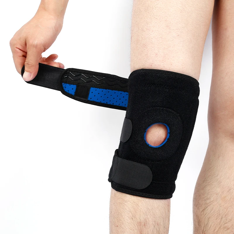 OEM Custom Logo nylon Knee Sleeves Compression Knee Support for weightlifting powerlifting