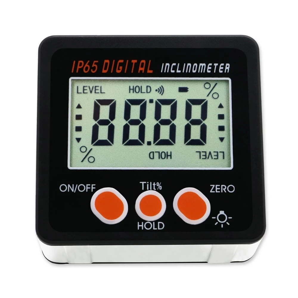 New Mini Digital Protractor Inclinometer Electronic Level Box Angle Gauge Meter Aluminum Alloy Magnetic Base Measuring Tools