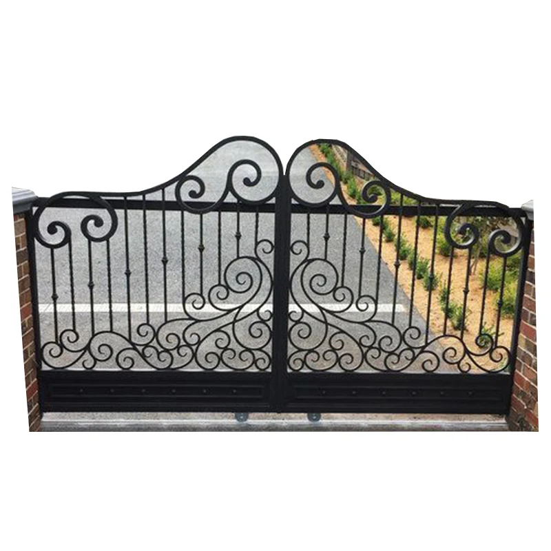Hot Selling Iron Main Gate Handmade Forged Iron Gate