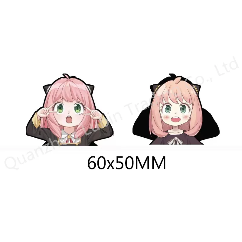 Newest Anime Design Spyxfamily 3D Motion Stickers Character Aniya Changing Phone Stickers Computer Pencil Case manga Decor