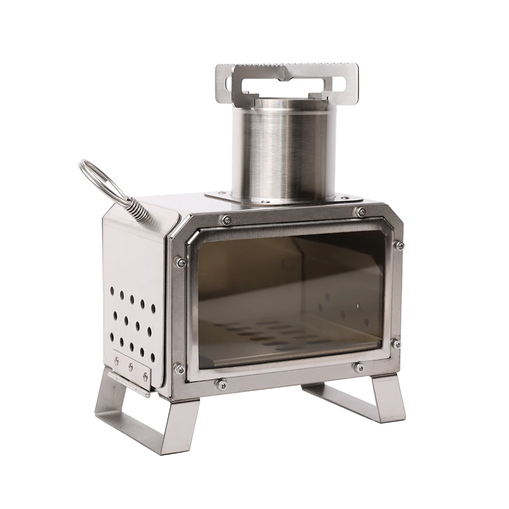 New Design Portable Multi Outdoor Home Camping Cookerpicnic wood fire stove Wood Burning Smokeless Stove