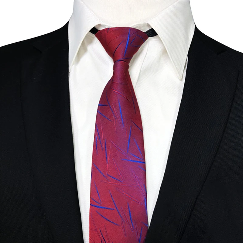  2020 new fashion men business tie suits necktie lazy convenient zipper cheap