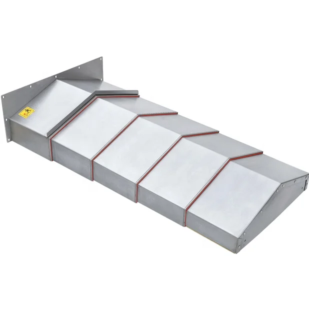LIONSHELL equipment protection telescopic way cove  machining center stainless steel flat with scissors rail cover sliding plate