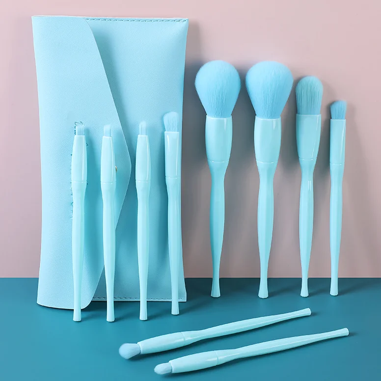 Individual Travel Luxe Personalized Fluffy 2022 New Vendor Sample Rose Kit Makeup Brush Professionally