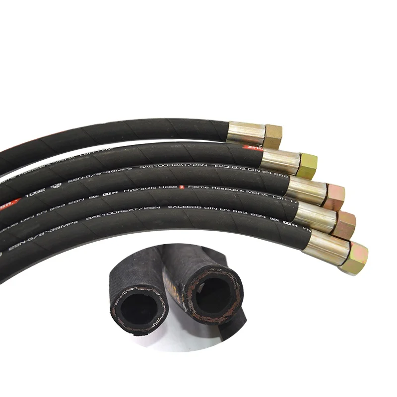 SAE 100R2 EN853 2SN / 2 layers high pressure hydraulic rubber hose